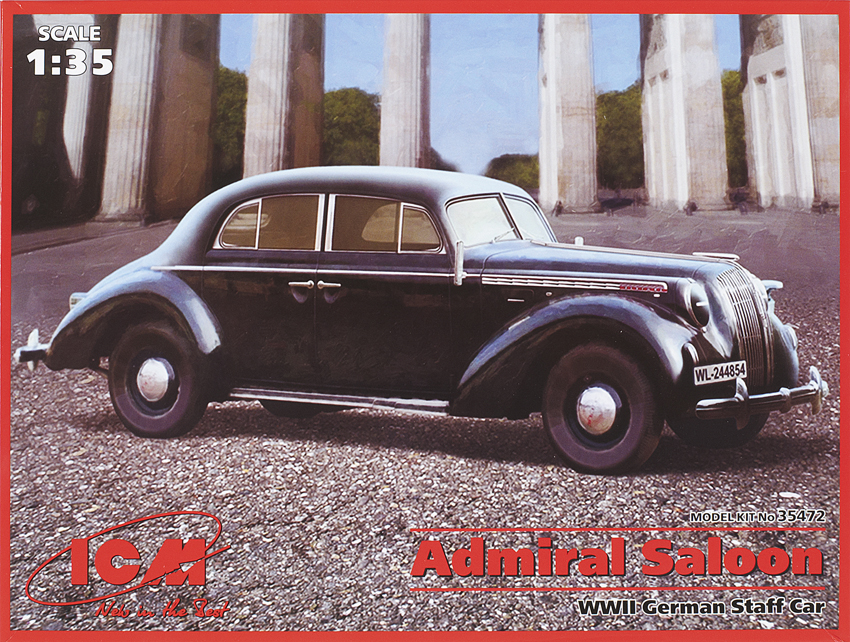 Admiral Saloon WWII German staff car
