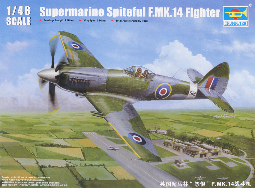 Supermarine Spiteful F.MK.14 fighter