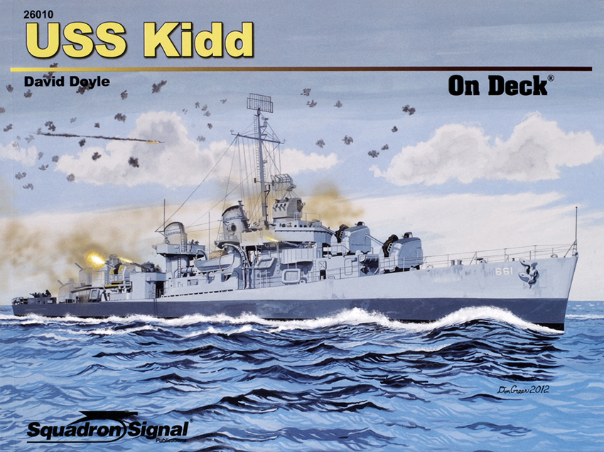 USS Kidd on Deck