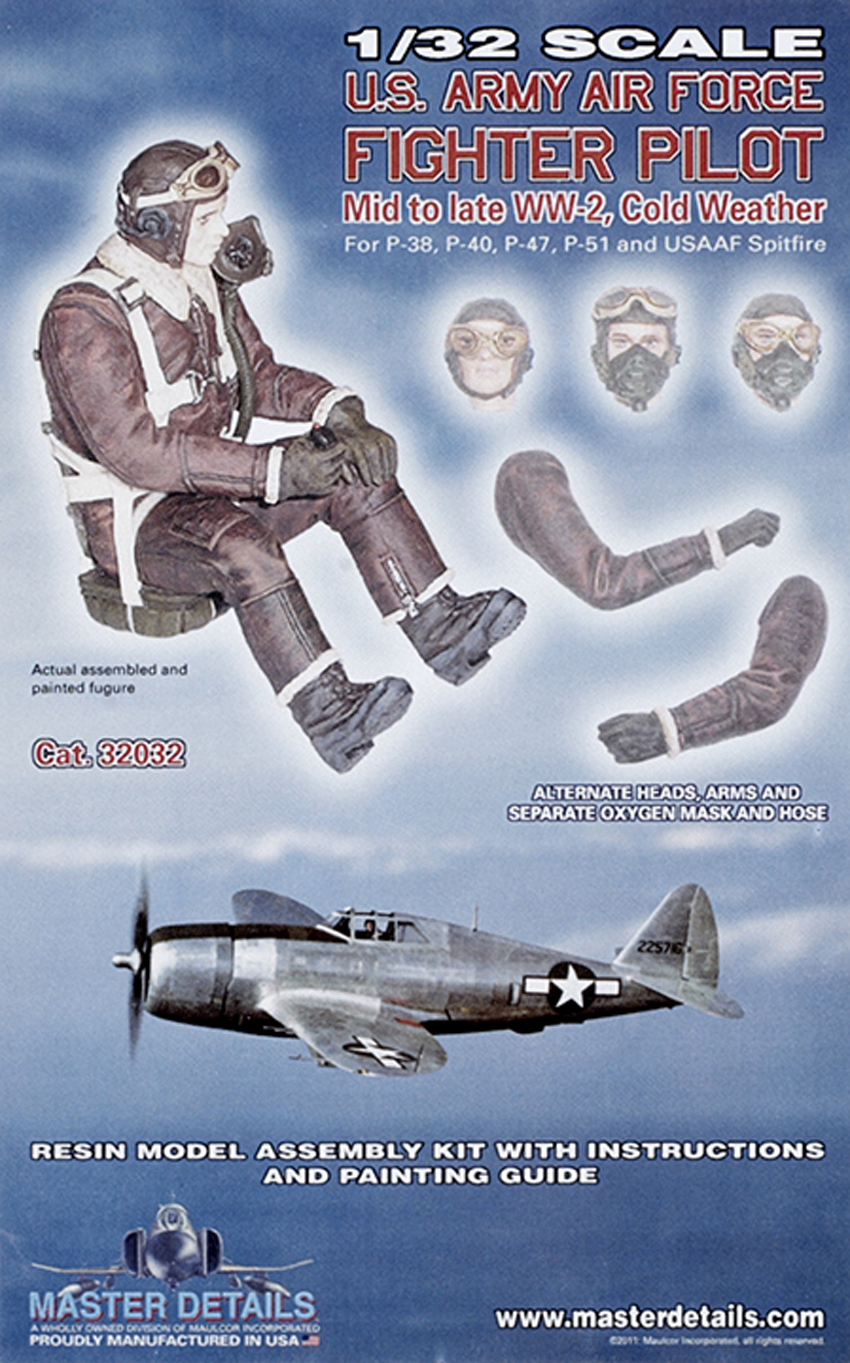 U.S. Army Air Force fighter pilot mid to late WWII cold weather