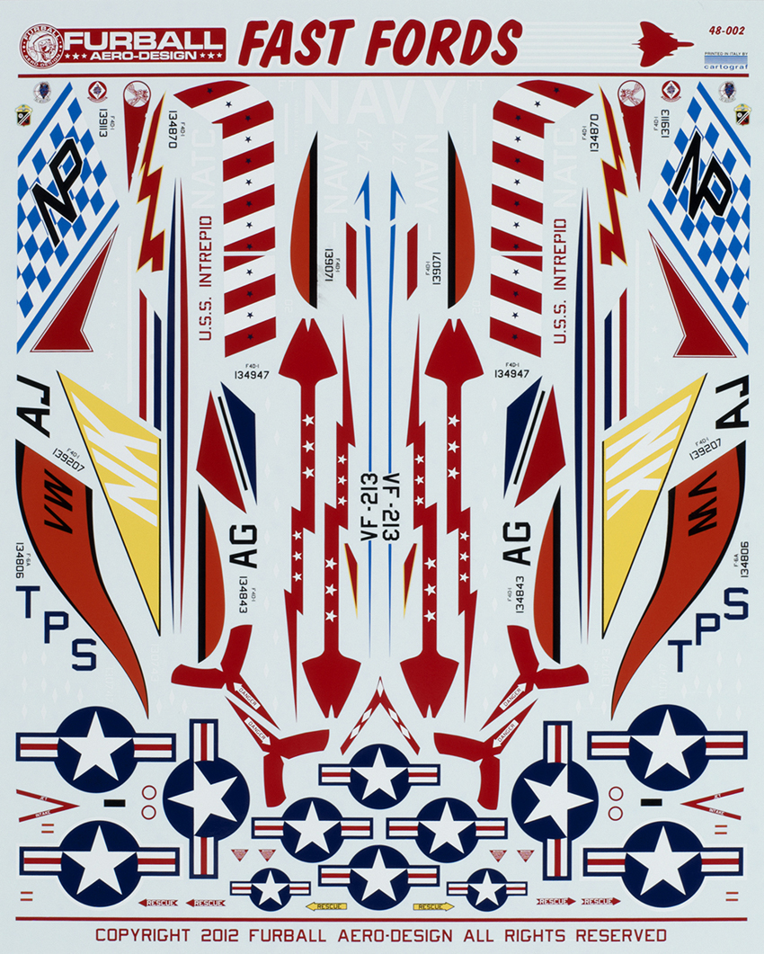 Fast Fords F4D-1 Skyray for Tamiya