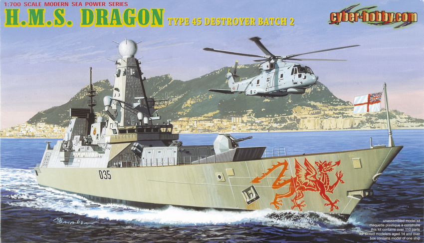 H.M.S. Dragon type 45 destroyer batch 2