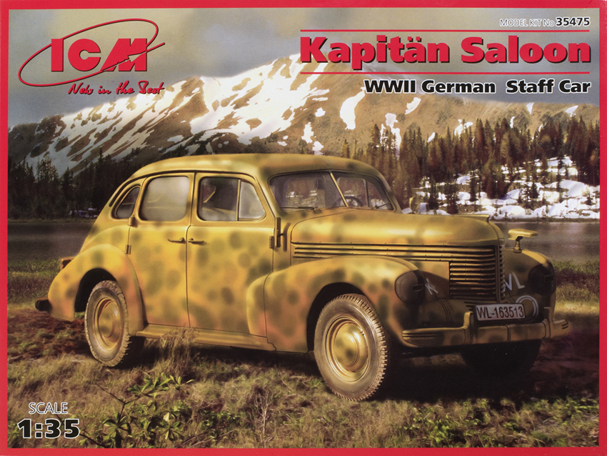 Kapitän Saloon WWII German staff car