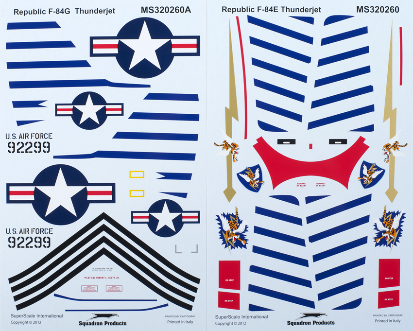 Republic F-84E Thunderjet – Colonel Robert L. Scott C.O. 36th FBW