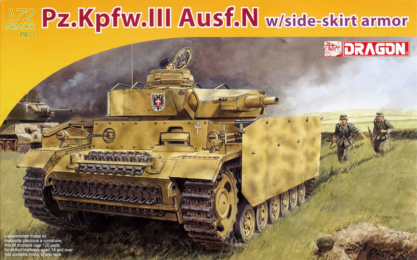 PzKpfw.III Ausf.N with side-skirt armor