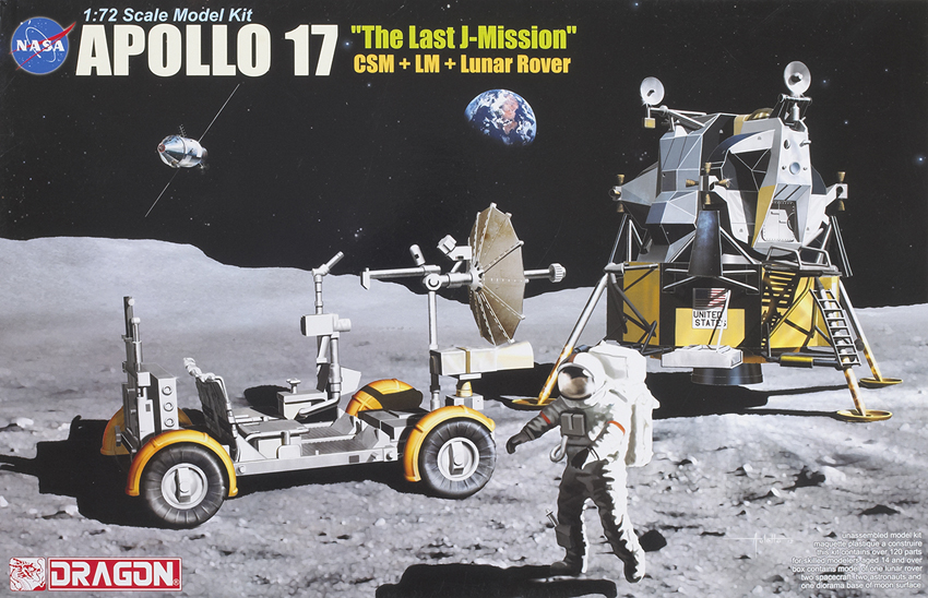 NASA Apollo 17 “The Last J-Mission” CSM + LM + Lunar Rover