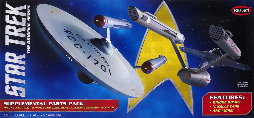 Star Trek USS Enterprise NCC-1701 supplemental parts pack