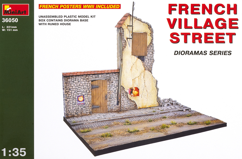 French village street