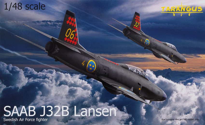 SAAB J32B Lansen Swedish Air Force fighter