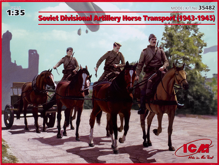 Soviet divisional artillery horse transportation 1943-1945