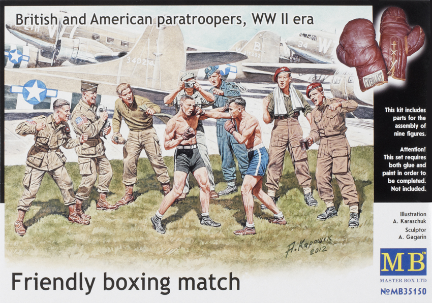 Friendly boxing match