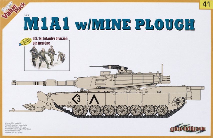 M1A1 with mine plough