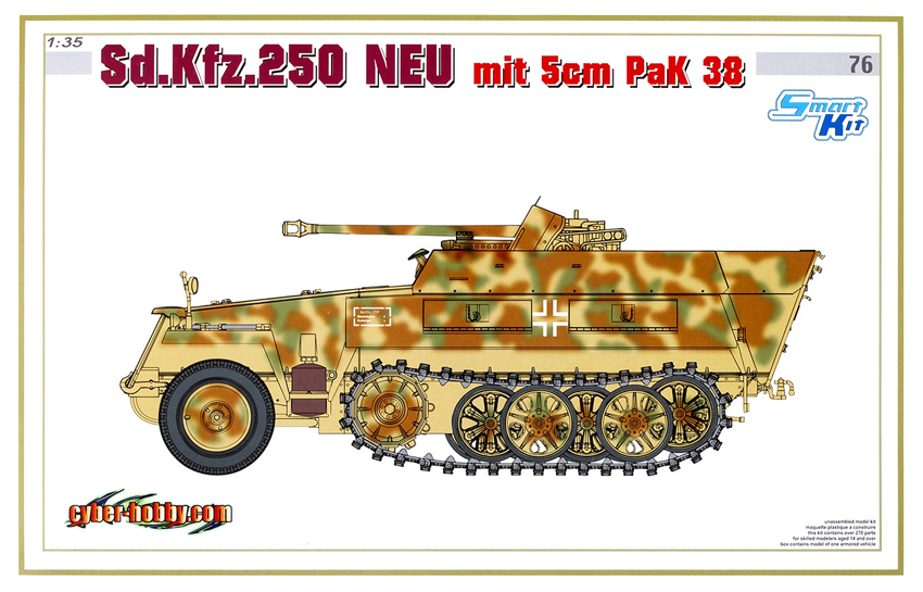 SdKfz.250 NEU mit 5cm PAK 38