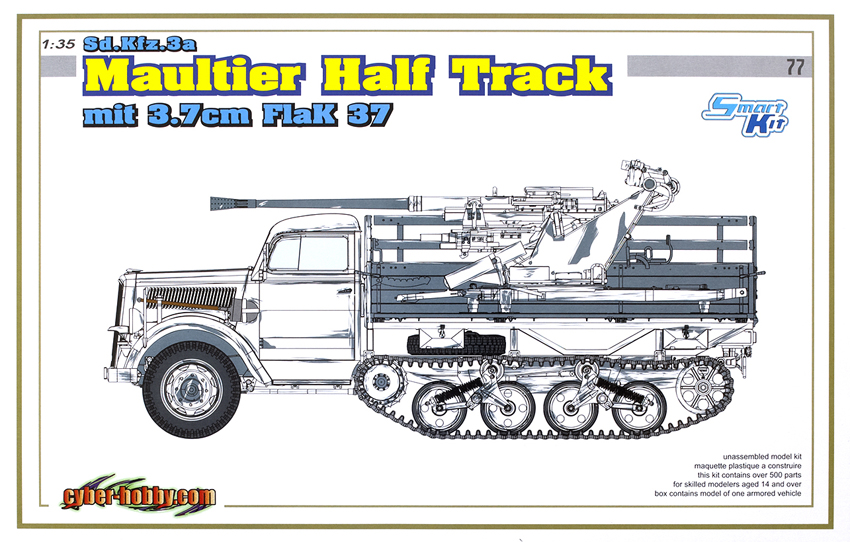 Maultier half track mit 3.7cm Flak 37