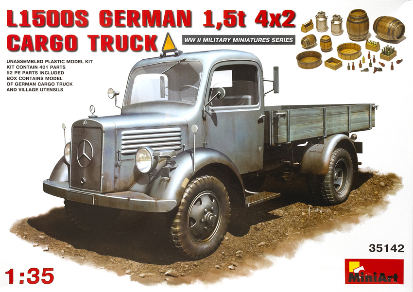 L1500S German 1.5t 4×2 cargo truck