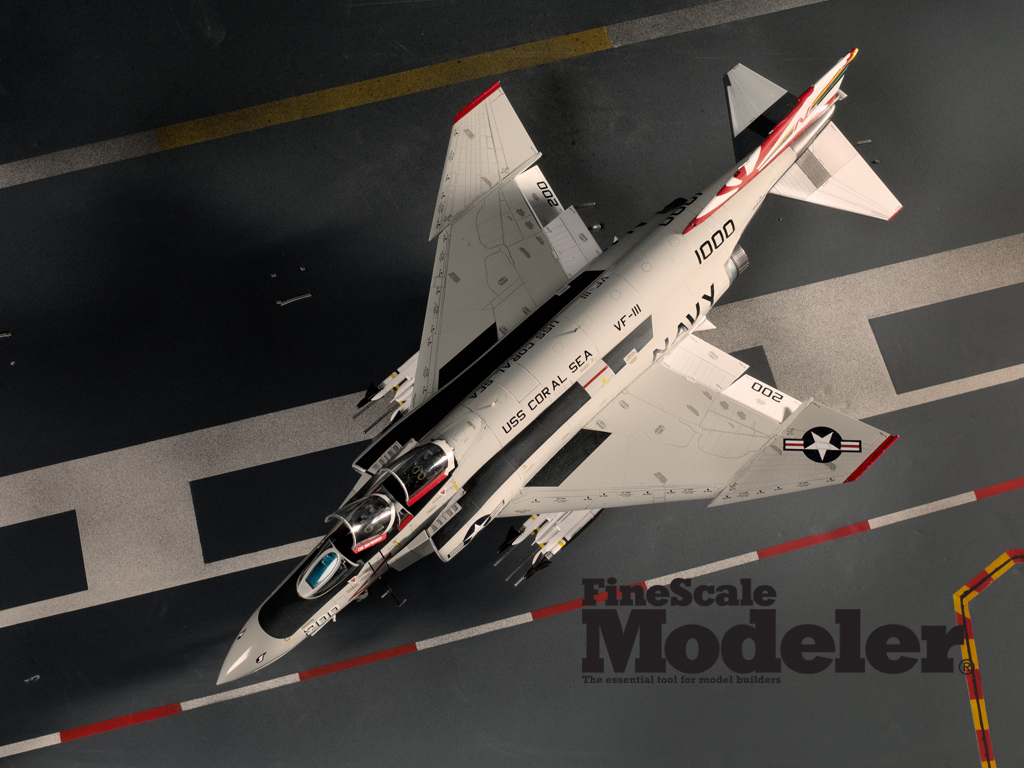 Desktop Wallpaper: Academy 1/48 scale F-4B Phantom