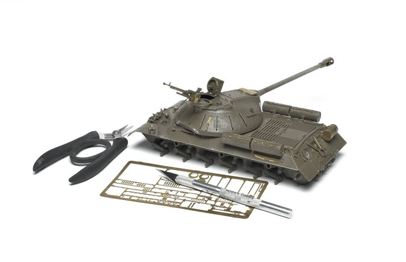 Adding photoetched metal to a Tamiya 1/35 scale IS-3 Stalin