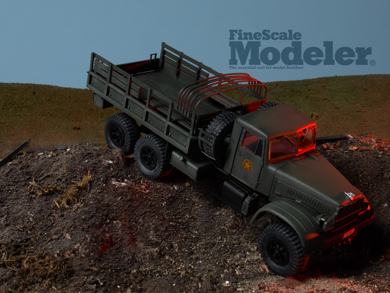 Desktop Wallpaper: Roden 1/35 scale KrAZ-214