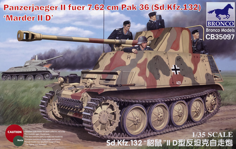 Panzerjaeger II fuer 7.62cm Pak 36 (SdKfz.132) Marder II D