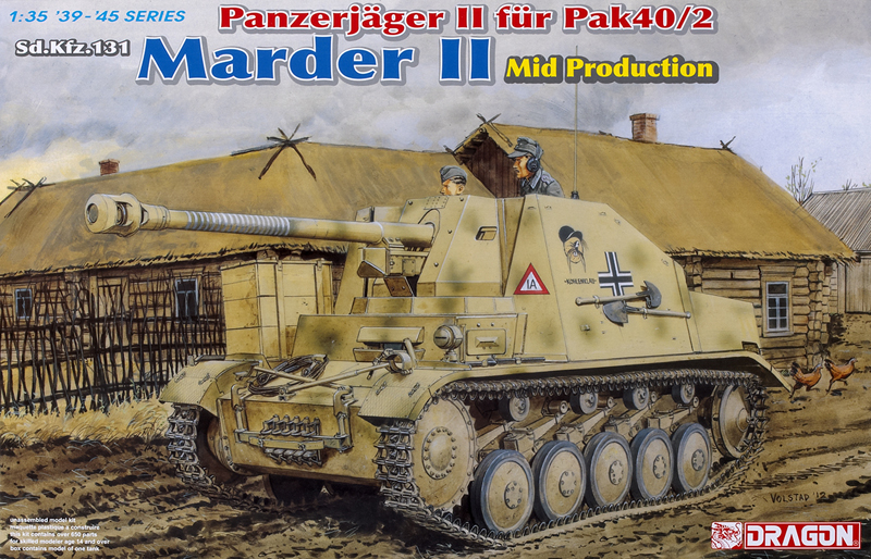 Panzerjager II für Pak40/2 – SdKfz.131 mid-production Marder II
