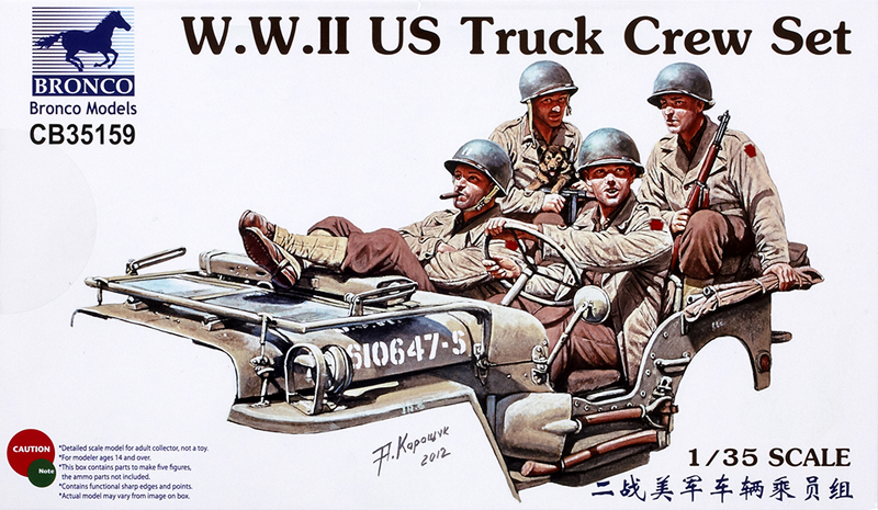 WWII US truck crew set