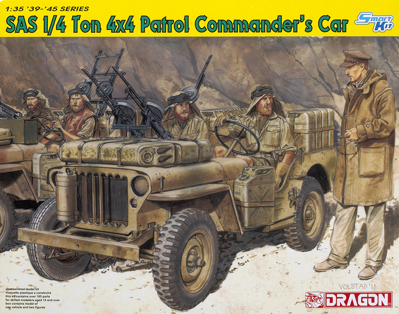 SAS 1/4 ton 4×4 patrol commander’s car