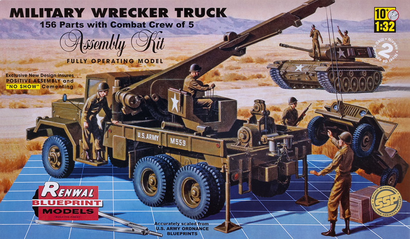 Military wrecker truck
