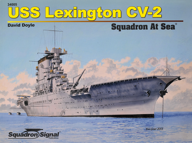 USS Lexington CV-2 Squadron at Sea