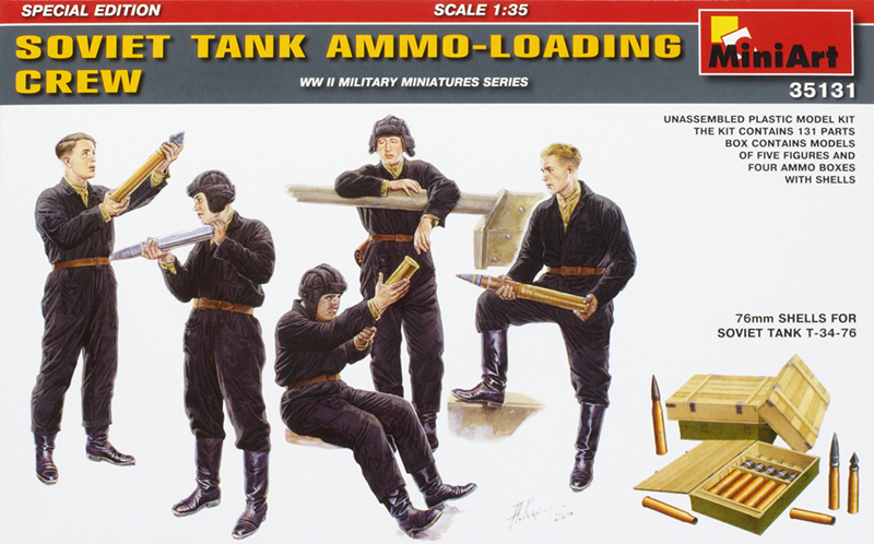 Soviet tank ammo-loading crew