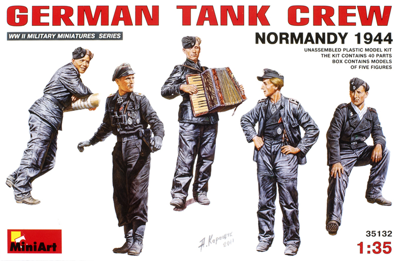 German tank crew Normandy 1944