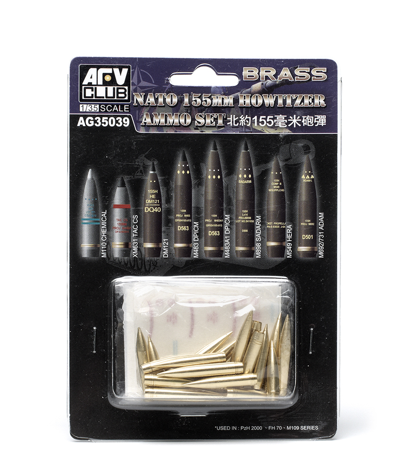 NATO 155m Howitzer ammo set