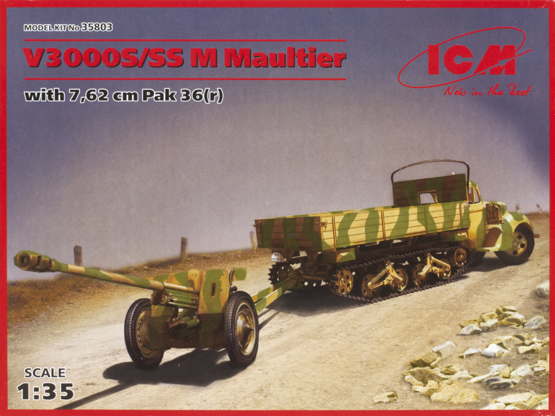 V3000S/SS M Maultier with 7.62 cm Pak 36(r)
