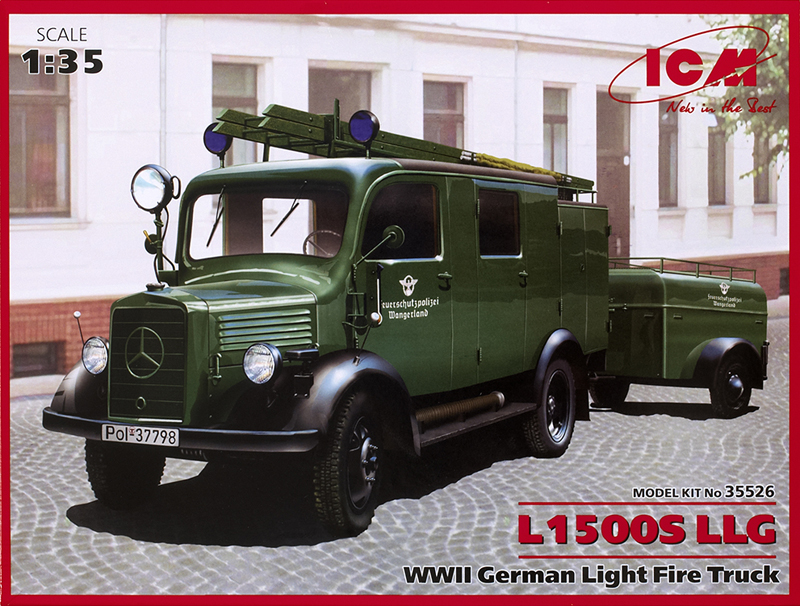 WWII German light fire truck