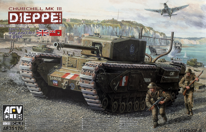 Churchill MK.III Dieppe Raid British infantry tank