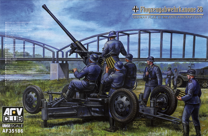 Flugzeugabwehrkanone 28 (German Flak 28 4cm anti aircraft gun)