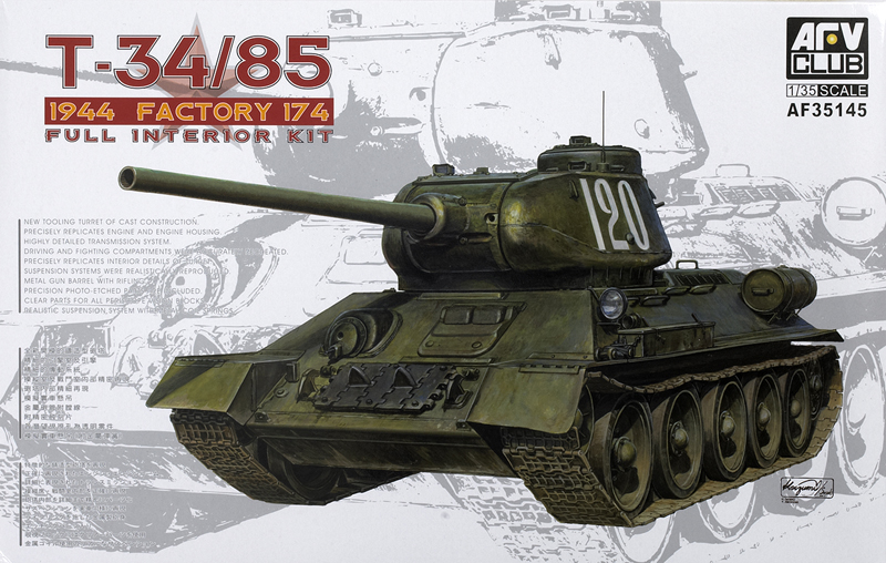 T-34/85 1944 Factory 174 full interior kit