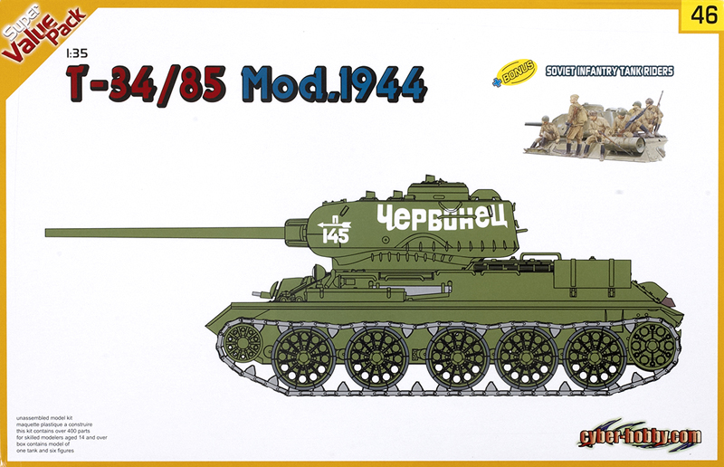Dragon 1/35 scale T-34/85 Mod. 1944