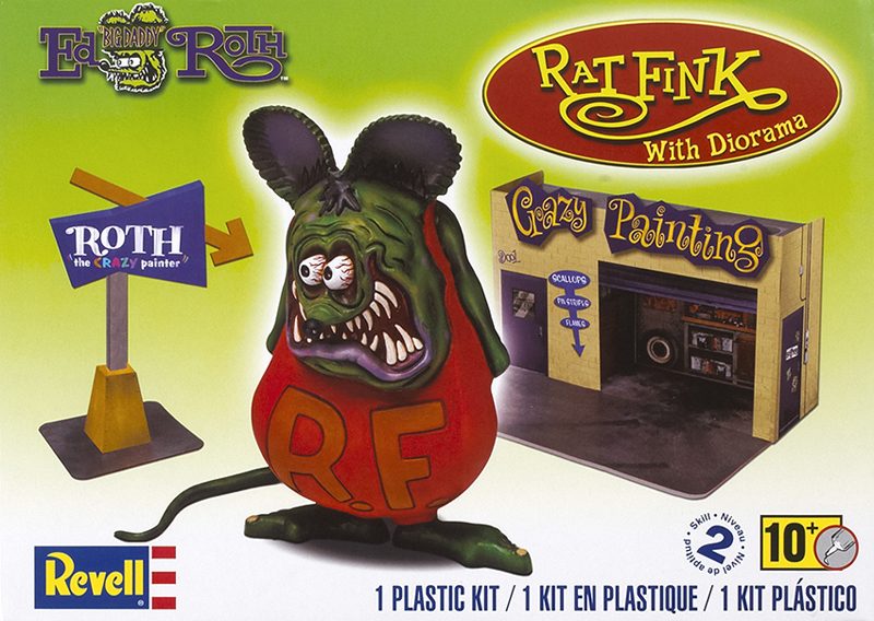 Rat Fink with diorama