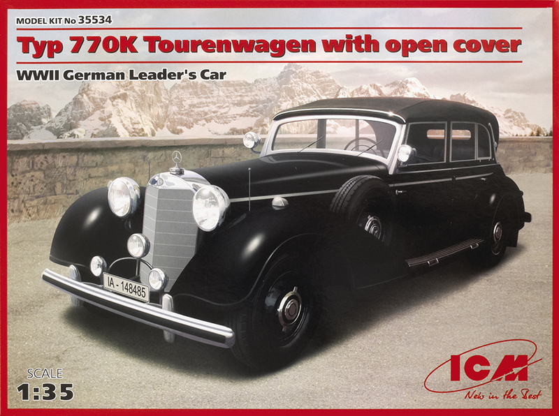 Typ 770K Tourenwagen with open cover