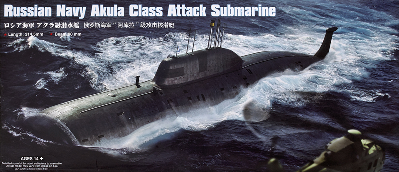 Russian Navy Akula class attack submarine