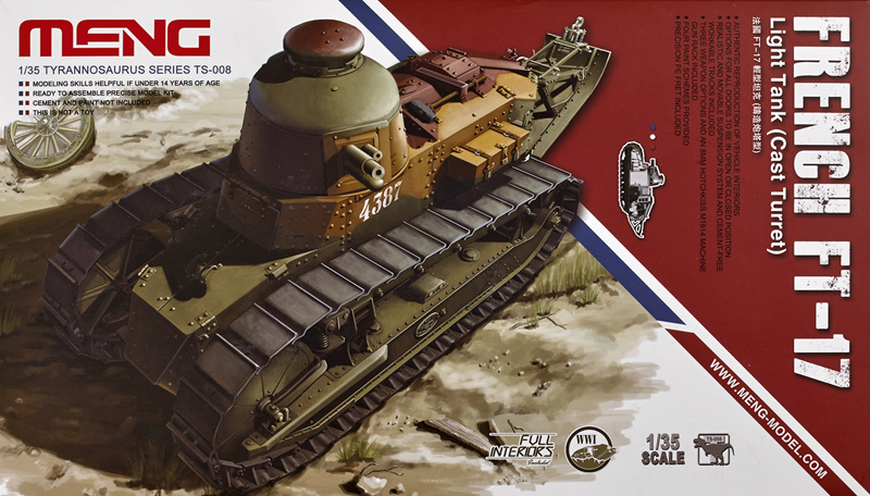 French FT-17 light tank (cast turret)