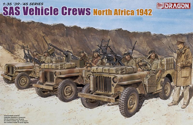 SAS vehicle crews North Africa 1942