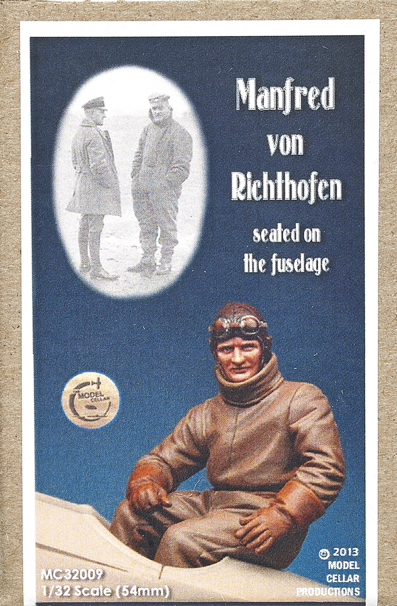 Manfred von Richthofen seated on fuselage