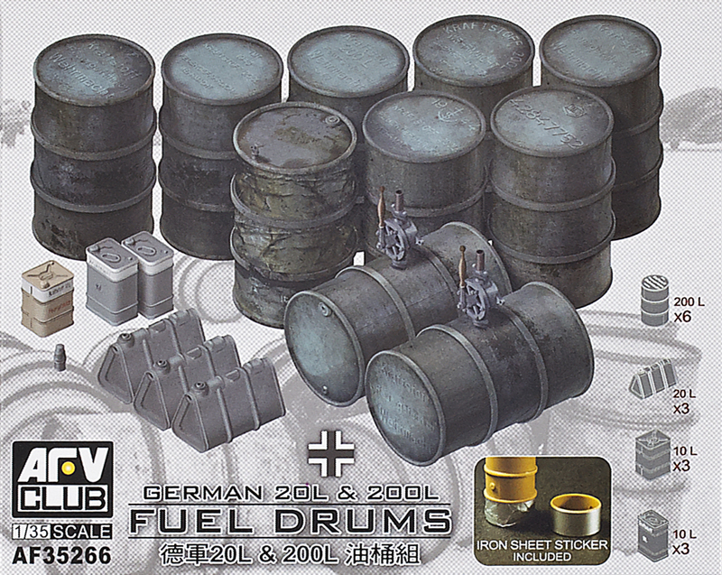 German fuel drums