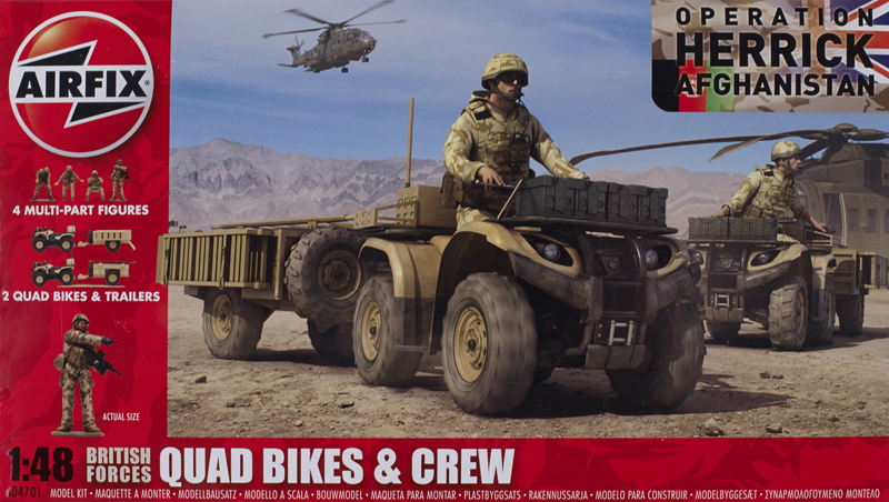 British Forces Quad bikes and crew