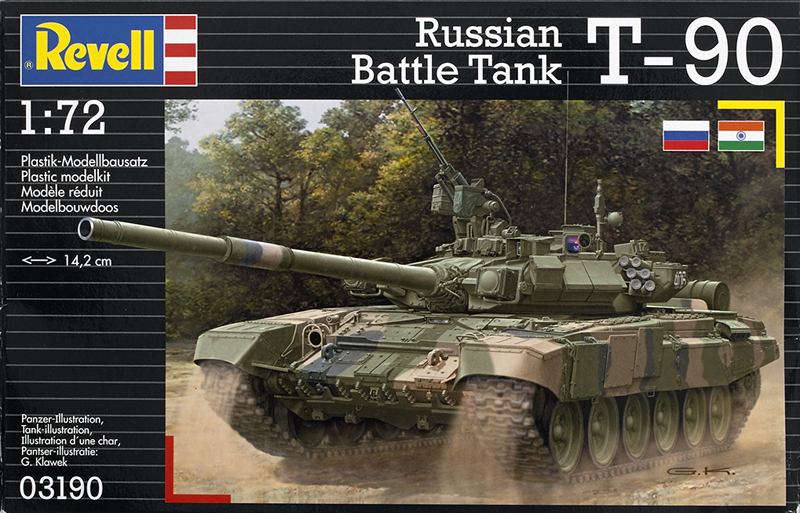 Russian battle tank T-90