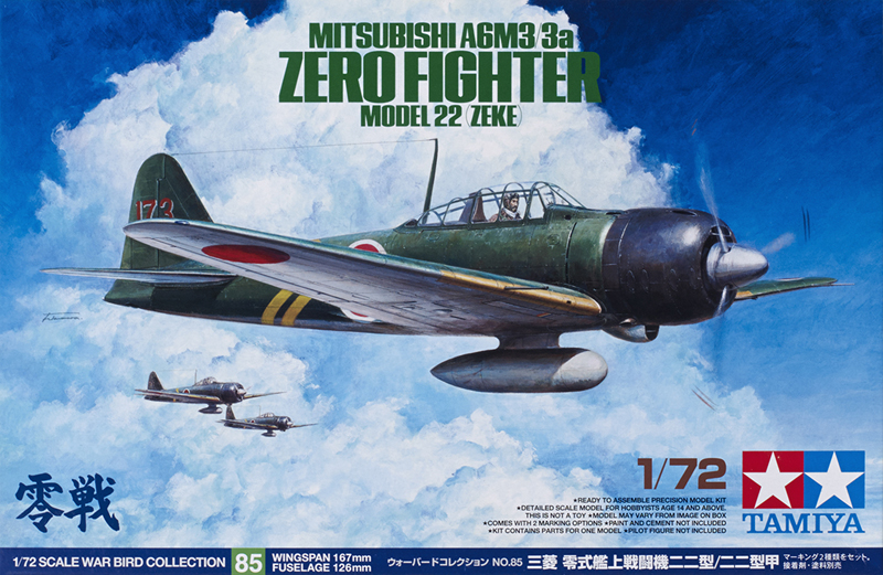 Mitsubishi A6M3/3a Zero Fighter Model 22 (Zeke)
