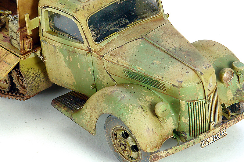 Painting and weathering a Ford FlaK carrier: the rest of the story