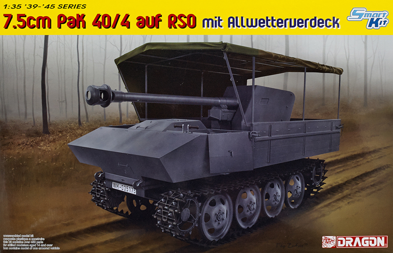 7.5cm PaK 40/4 auf RSO mit Allwetterverdeck