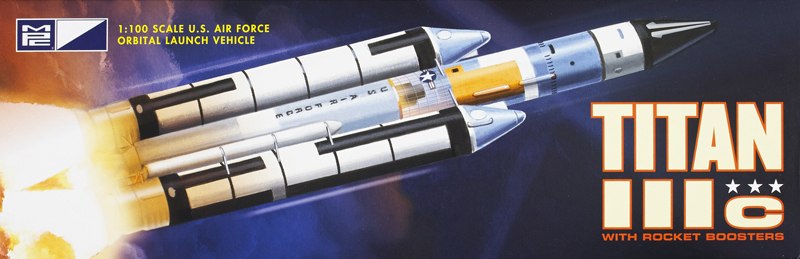 Titan IIIc with rocket boosters